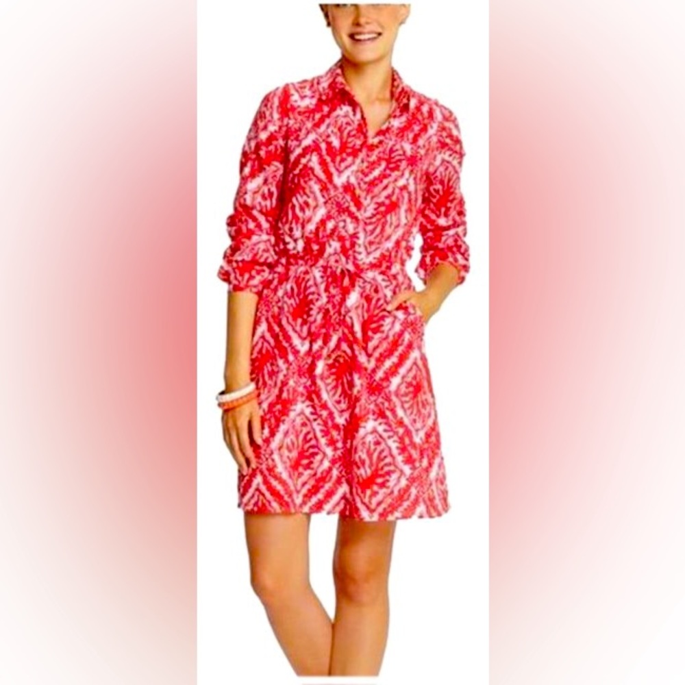 Lilly Pulitzer Coral Dress Size 2